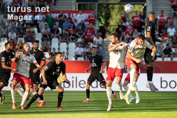 Rot-Weiss Essen vs. Viktoria Köln Spielfotos 09.08.2022