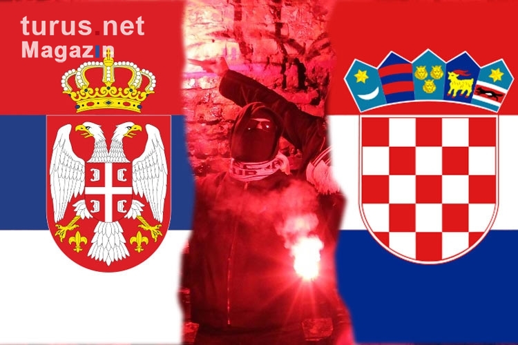 Serbien gegen Kroatien - Srbija vs. Hrvatska