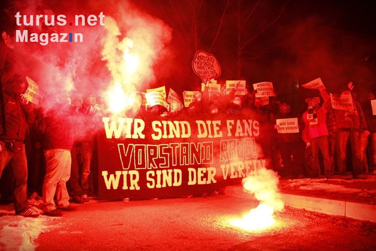 Montagsdemo der Fans des 1. FC Lok Leipzig