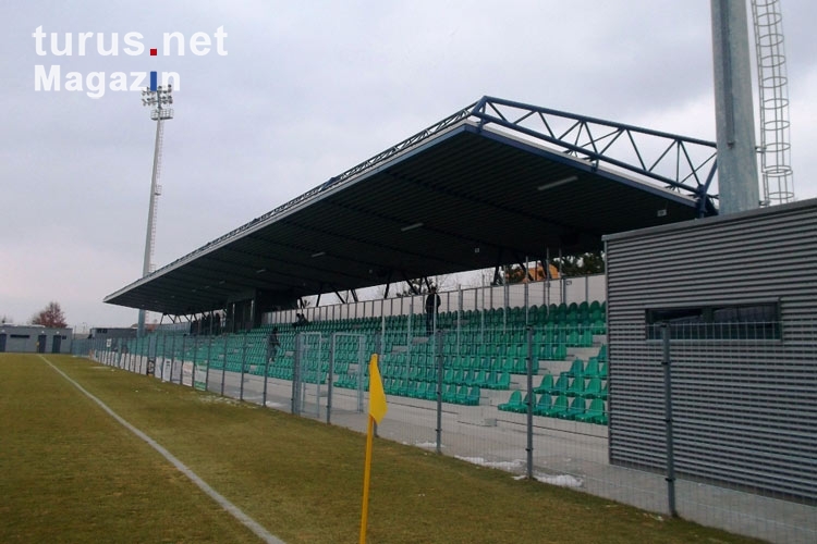 Neues Stadion des FC Chomutov in Nordböhmen