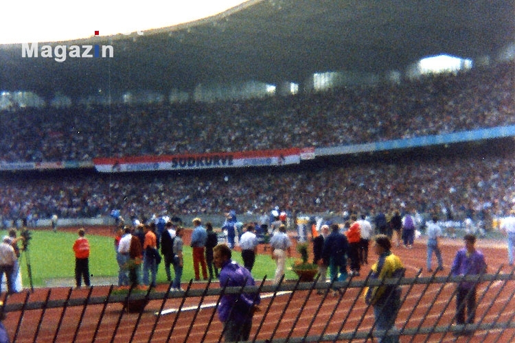 Müngersdorfer Stadion des 1. FC Köln Anfang der 90er Jahre