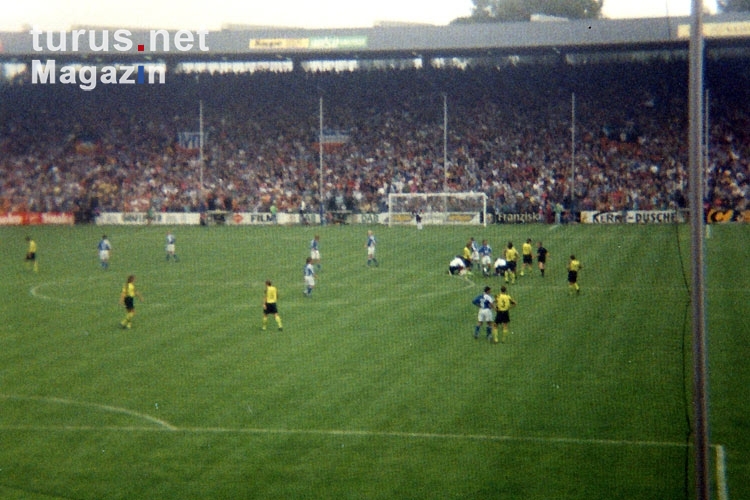 VfL Bochum - Borussia Dortmund im Ruhrstadion, Anfang 90er Jahre