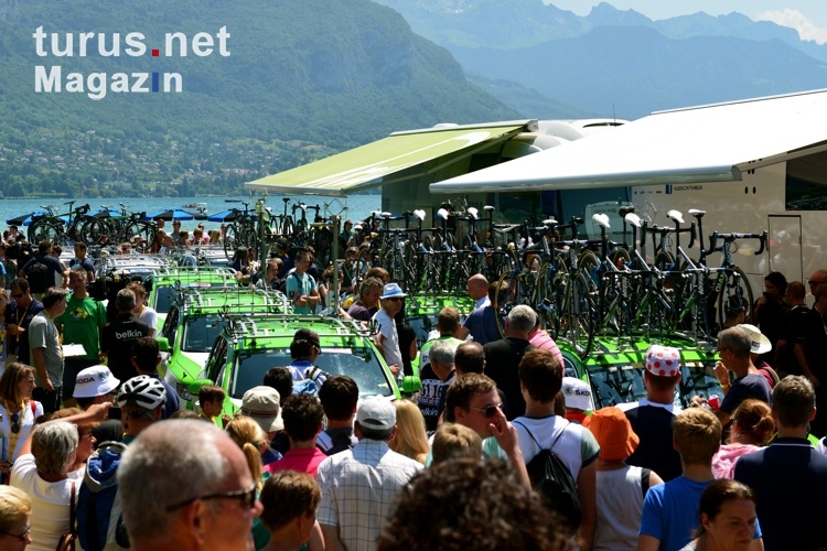 Service Park Annecy, 100. Tour de France 2013