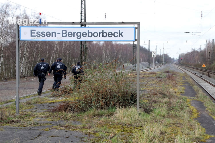 Polizeieinsatz Bahnhof Essen Bergeborbeck