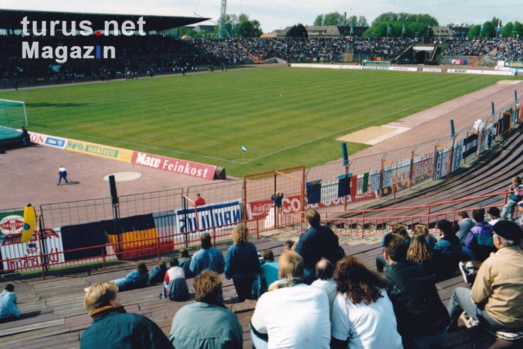 Ostseestadion in Rostock, Anfang der 90er Jahre