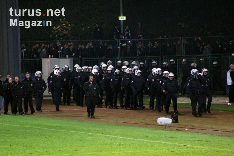 Polizeieinsatz bei Austria Salzburg vs. Sturm Graz
