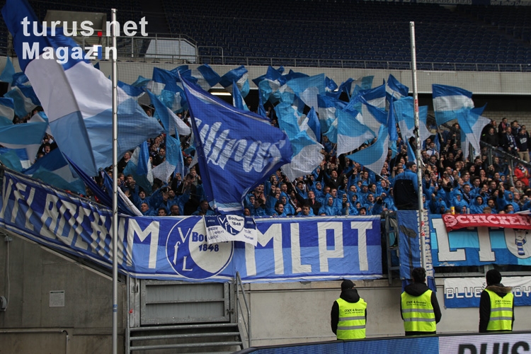 Bochum Support vor dem Spiel in Duisburg 2015