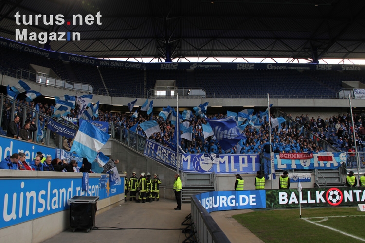 Bochum Support vor dem Spiel in Duisburg 2015