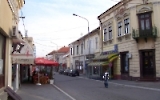 Stadtzentrum von Negotin nahe der Donau, Republik Serbien