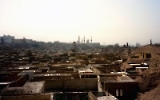 Blick auf Wohngebiete in Kairo