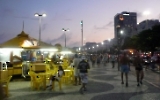 Abends an der Copacabana in Rio de Janeiro