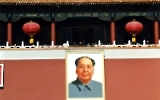 Portrait von Mao Tse Tung in Peking