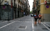 Pilger in Pamplona