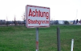 Achtung Staatsgrenze! Grenze zwischen Österreich und Ungarn