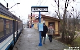 Bahnhof der Hafenstadt Paldiski (Estland)