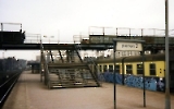 Bahnhof in der Nähe der Werft von Gdansk / Danzig
