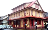 Fachwerkhaus in Cayenne in Französisch-Guyana / Guyane française