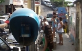 Telefonzelle / Telefonbox in Brasilien, Telefonieren auf der Straße
