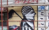 Wandmalerei an einer Hauswand in der griechischen Hauptstadt Athen