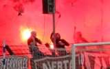 Ultras St. Pauli (USP) zünden kräftig Pyrotechnik (Testspiel Babelsberg 03)