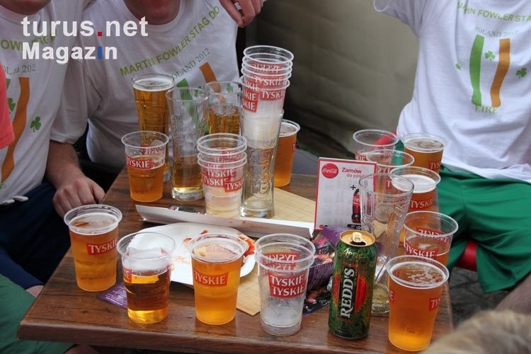 EM 2012 in Polen: Bier fließt reichlich ...