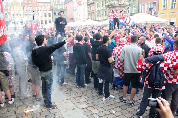 Die Ultras aus Mostar sind auch in Poznan am Start!