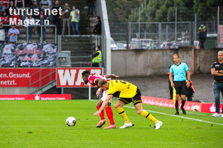 Isiah Young Rot-Weiss Essen vs. VfB Homberg 10-09-2021 Spielfotos