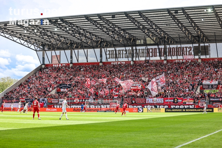 Rot-Weiss Essen Fans Stimmung gegen FC Ingolstadt 28.04.2024
