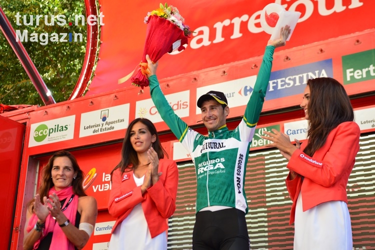 Siegerehrung 12. Etappe, La Vuelta 2013