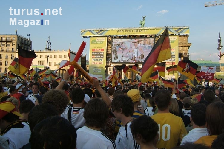 Deutschland - Polen auf der Fanmeile in Berlin, WM 2006