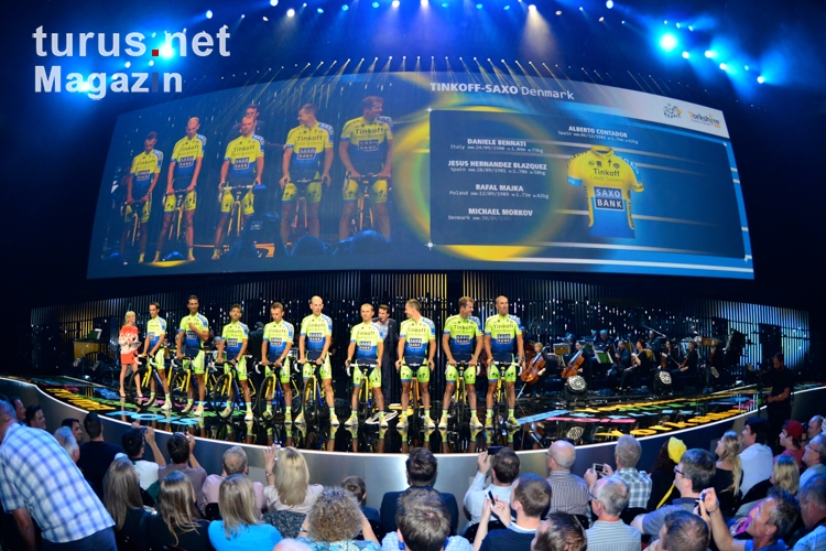 Le Tour de France 2014, Teampräsentation