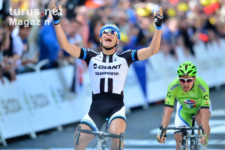 Marcel Kittel gewinnt 1. Etappe der Tour 2014