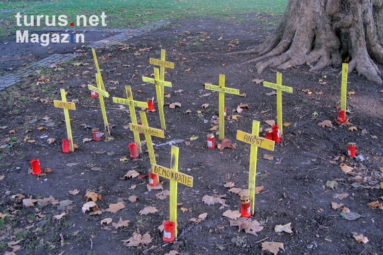 Kreuze im Stuttgarter Schloßgarten