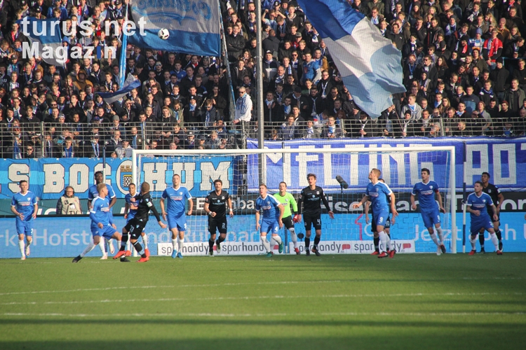 Spielszenen Bochum gegen 1860 München Dezember 2016