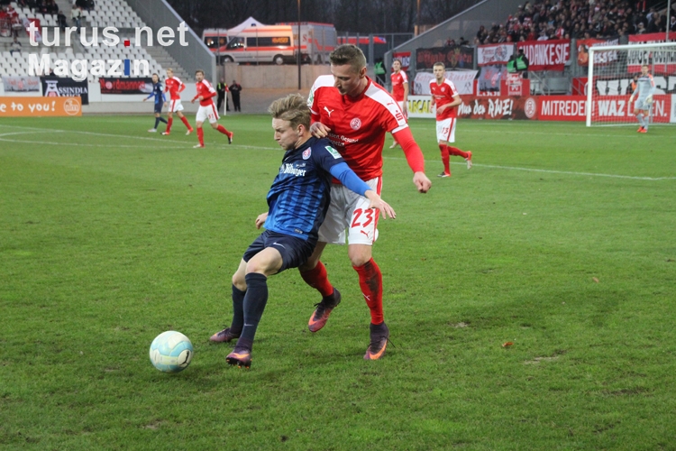 Spielszenen RWE gegen den Wuppertaler SV Dezember 2016