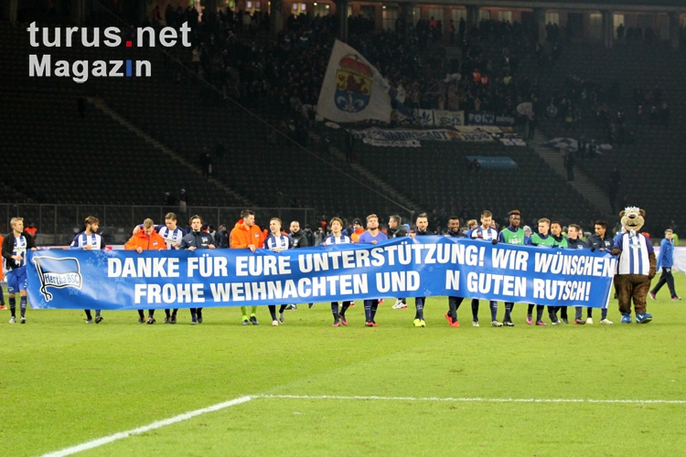 Hertha BSC feiert Sieg gegen Darmstadt 98