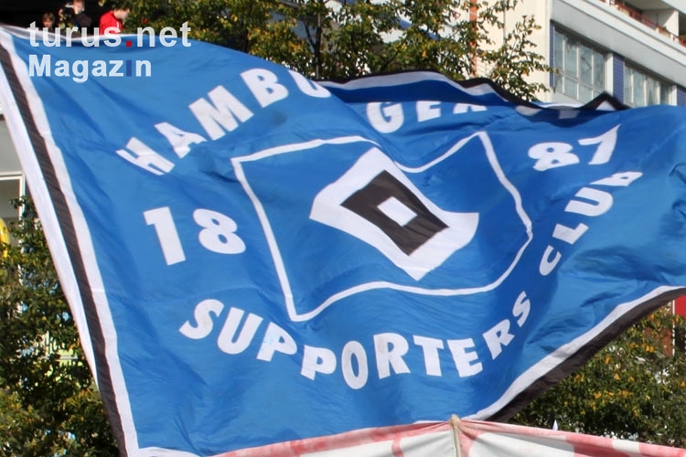 Fahne des Hamburger SV 1887 Supporters Club