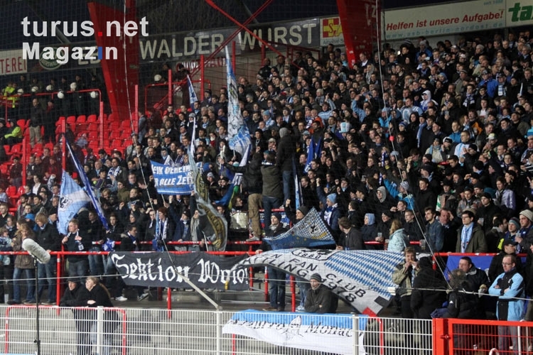 Der TSV 1860 München zu Gast beim 1. FC Union Berlin, 2. Bundesliga, 0:1, 24. Februar 2012