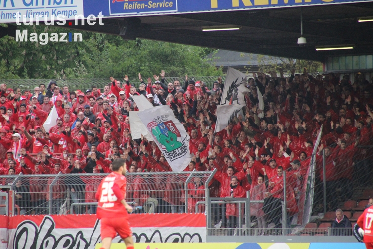Support Choreo Oberhausen Fans gegen MSV