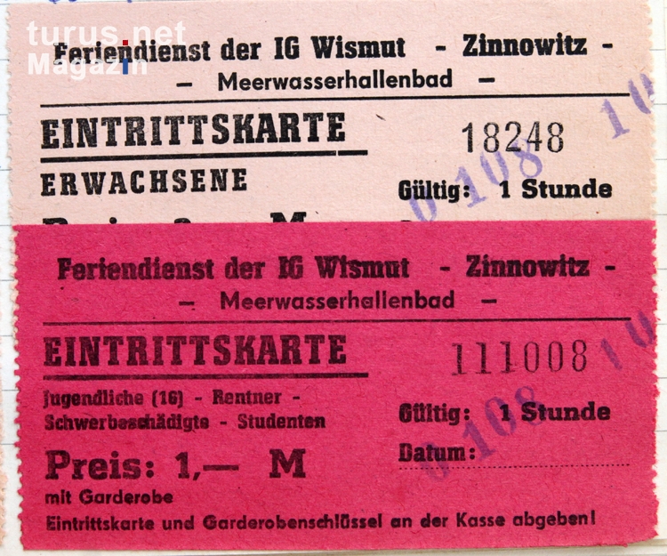 Feriendienst der IG Wismut - Zinnowitz