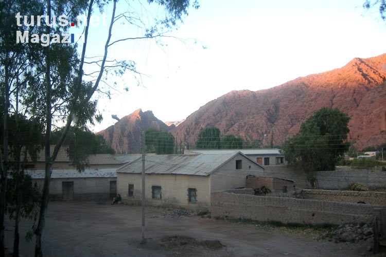 Bolivianische Ortschaft an der Bahnstrecke von Villazón nach Oruro