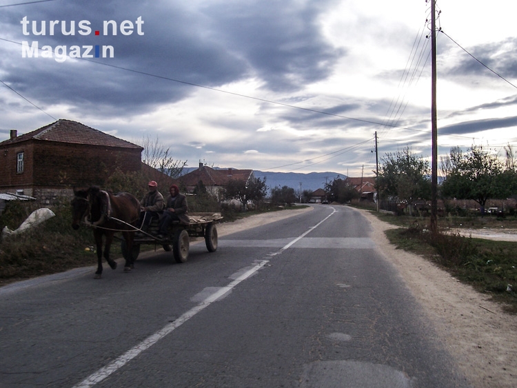 Straße von Berovo nach Strumica