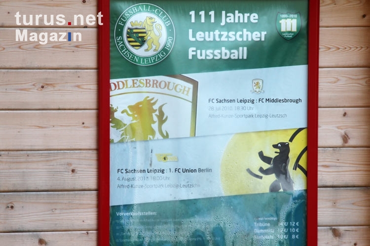 Ansetzungsplakat aus dem Jahre 2010, 111 Jahre Fußball in Leutzsch