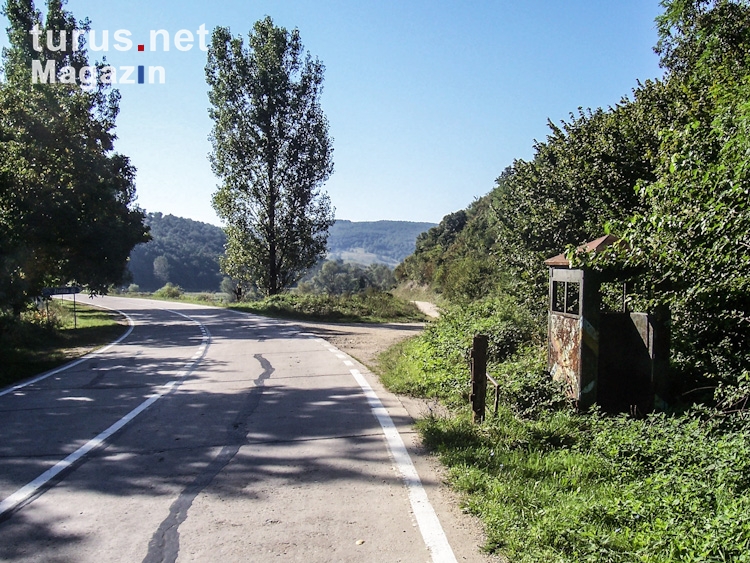 Am rumänisch-serbischen Grenzübergang bei Naidas