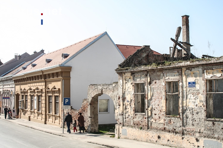 Kriegsspuren im kroatischen Vukovar