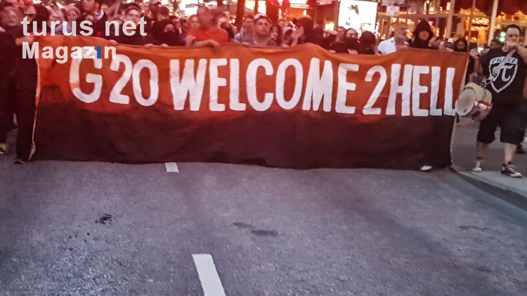 G20 Welcome 2 Hell Demo in Hamburg