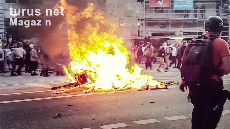 Randale / Auseinandersetzungen im Schanzenviertel (07.07.2017)