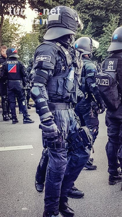 Polizei im Einsatz in Hamburg