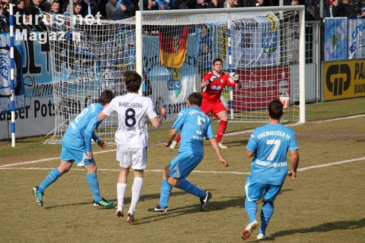 SV Babelsberg 03 - Chemnitzer FC, 3. Liga, 03. März 2012, 0:0