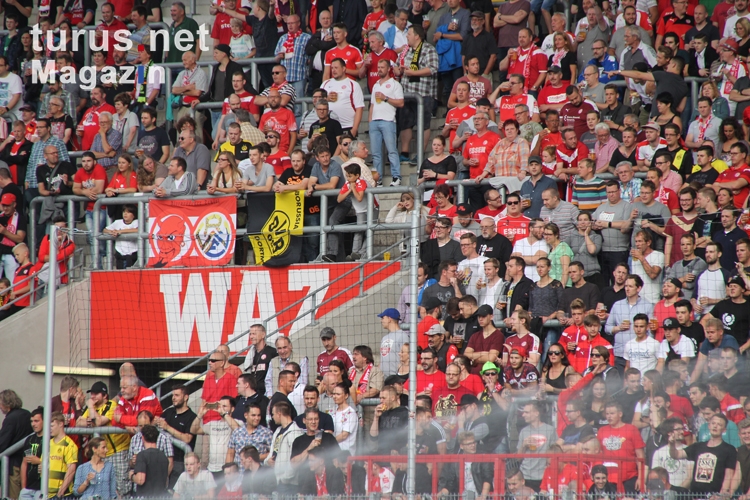BVB und RWE Fans in Essen Sommer 2017